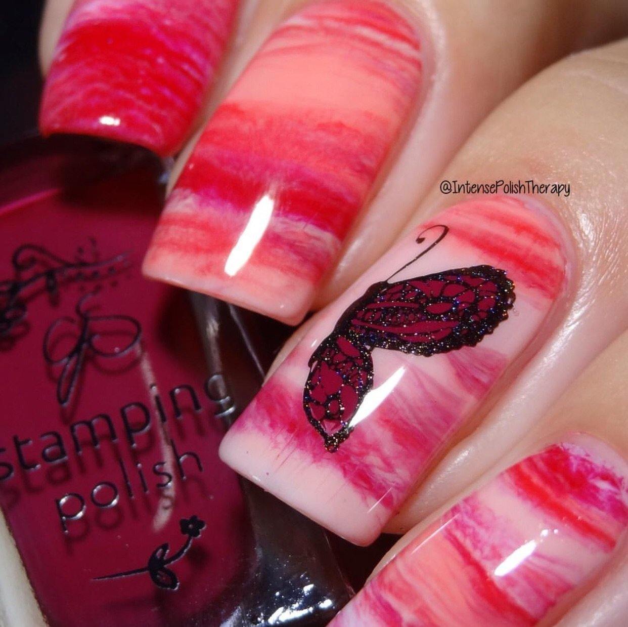 Petals of Lace (CjS-50) - Steel Nail Art Stamping Plate 14 x 9 Clear Jelly Stamper