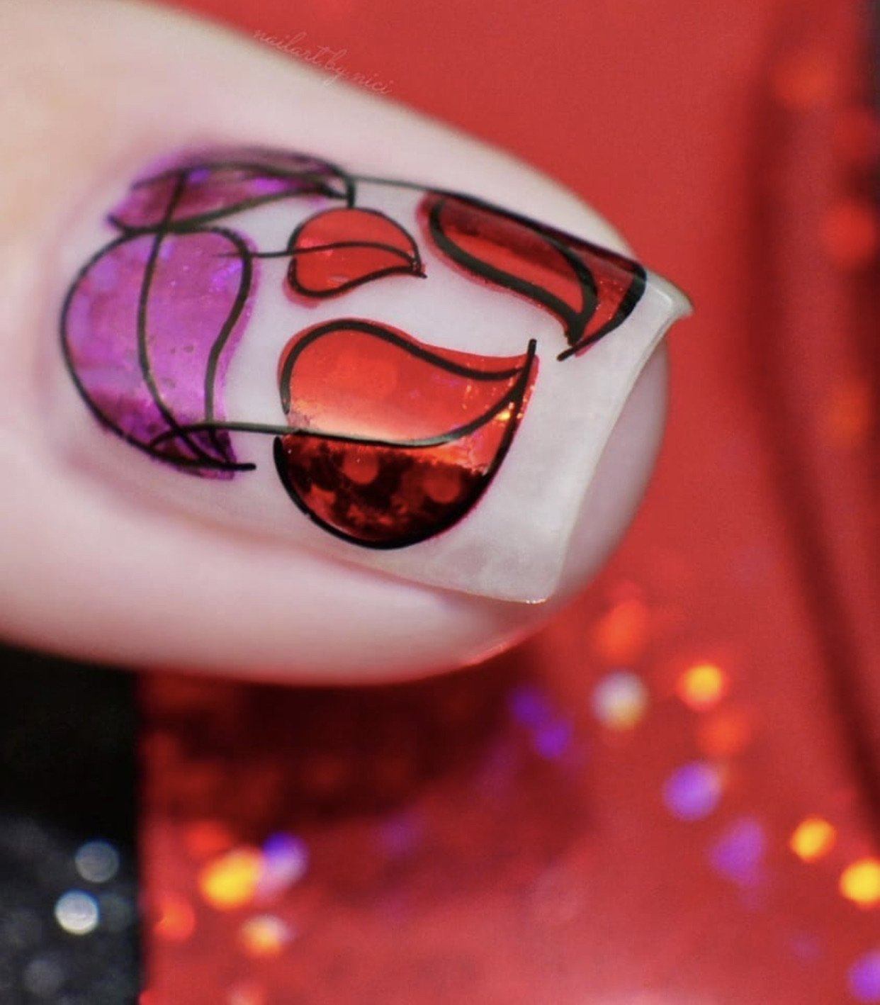 Forever Autumn (CjS-86) Steel Nail Art Stamping Plate 14 x 9 Clear Jelly Stamper