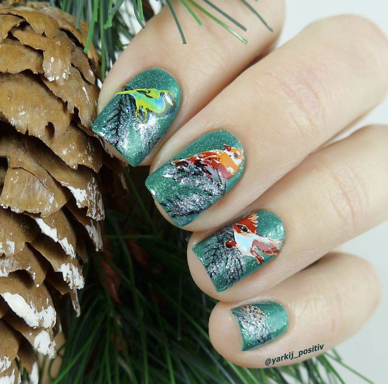 Itty Bitty Birds (CjS-30) - Steel Nail Art Stamping Plate 6x6 Clear Jelly Stamper