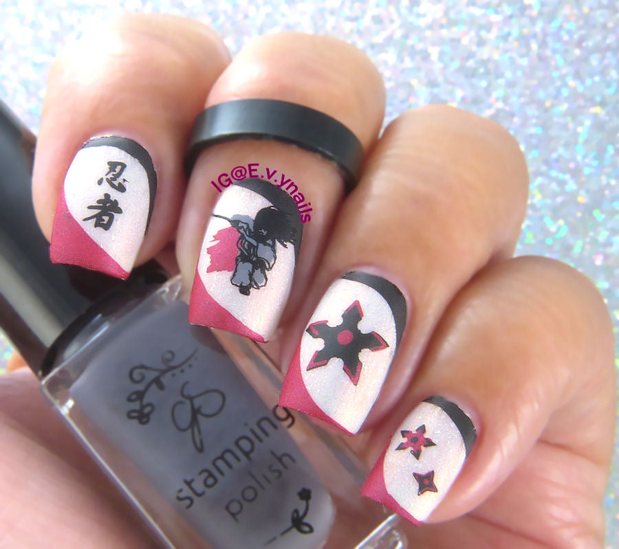 Samurai (CjSLC-72) Steel Stamping Plate 8 x 8 Clear Jelly Stamper