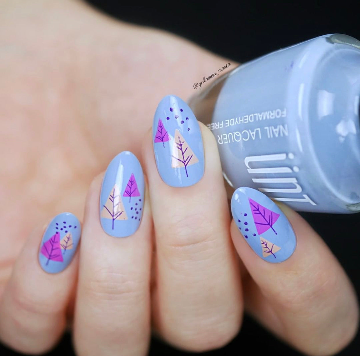 Oh Christmas Tree! (CjSC-44) Steel Nail Art Stamping Plate 8 x 8 Clear Jelly Stamper