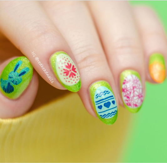 Bunny-Kinz (CjSH-11) Steel Stamping Plate 14 x 9 Clear Jelly Stamper