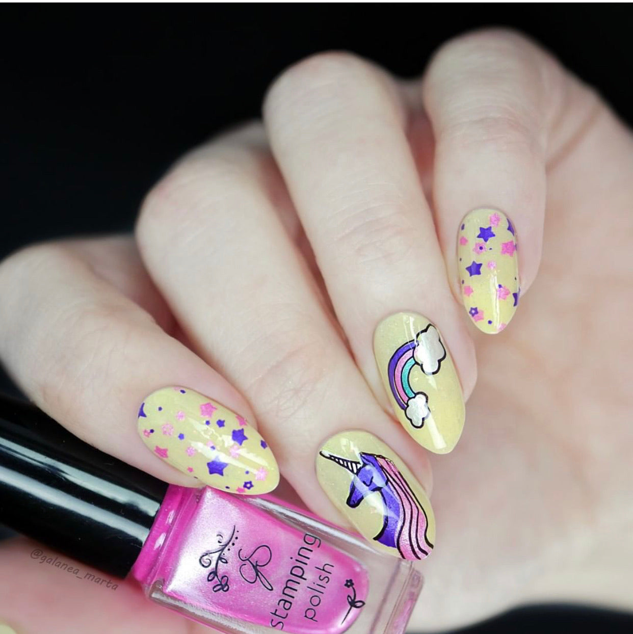 #AlwaysBeAUnicorn (CjS LC-51) Steel Stamping Plate 14 x 9 Clear Jelly Stamper