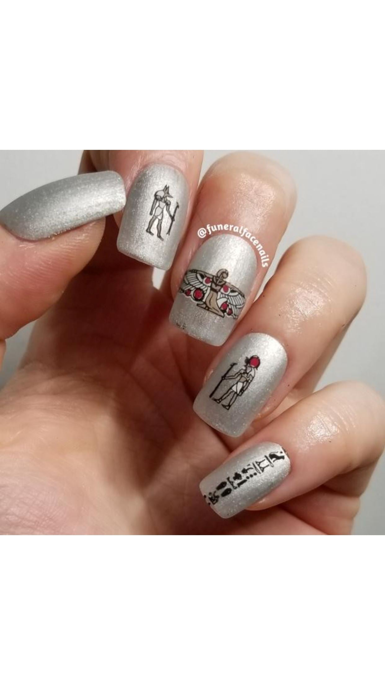 Jewels of Egypt (CjS LC-33) Steel Stamping Plate 14 x 9 Clear Jelly Stamper