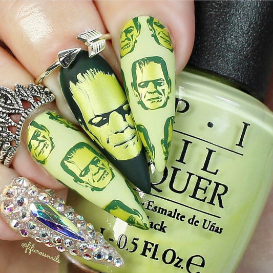 Frank-N-Friends (CjS-H-35) Steel Stamping Plate 14 x 9 Clear Jelly Stamper