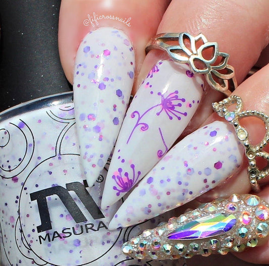 Spring Daisy (CjS-194) Steel Stamping Plate 14 x 9 Clear Jelly Stamper