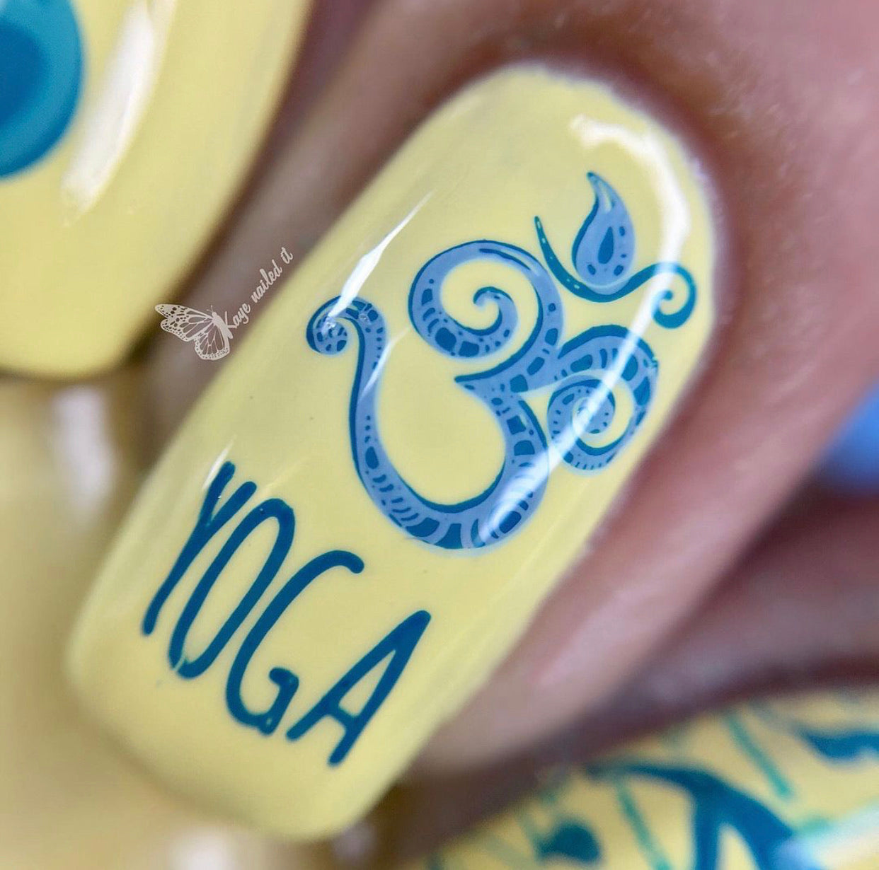 Zen Yoga (CjS-184) Steel Stamping Plate 14 x 9 Clear Jelly Stamper