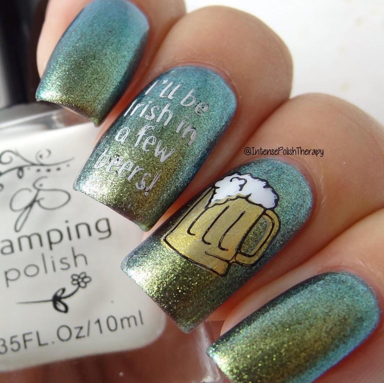 The Luck of the Irish (CjSH-14) Steel Stamping Plate 14 x 9 Clear Jelly Stamper