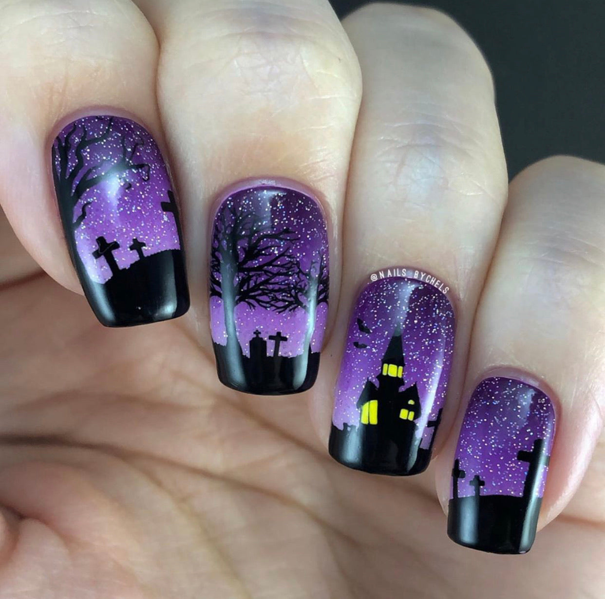 Creepy Hollow (CjSH-37) Steel Stamping Plate 14 x 9 Clear Jelly Stamper