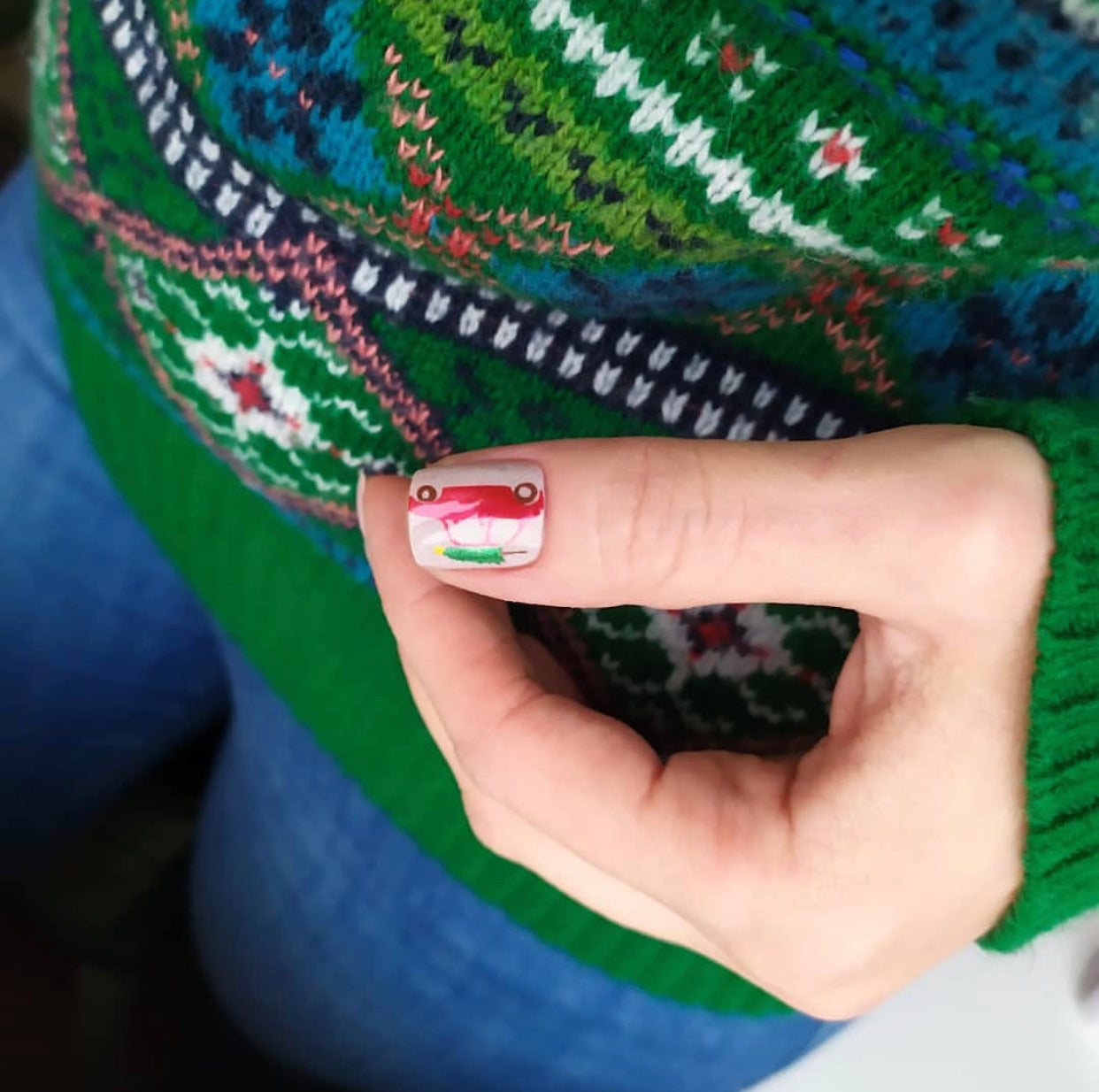 Yule Tide Christmas (CjSC-13) - Steel Nail Art Stamping Plate 14 x 9 Clear Jelly Stamper