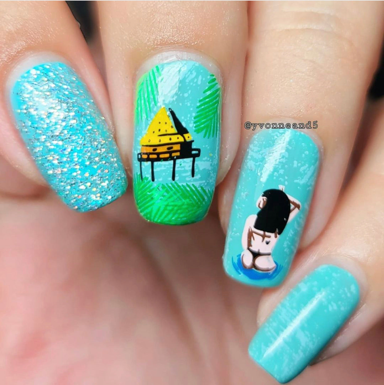 Summer Never Ends (CjS-165) Steel Stamping Plate 14 x 9 Clear Jelly Stamper