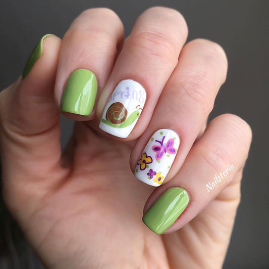 Spring Has Sprung - (CjSH-17) Steel Stamping Plate 14 x 9 Clear Jelly Stamper