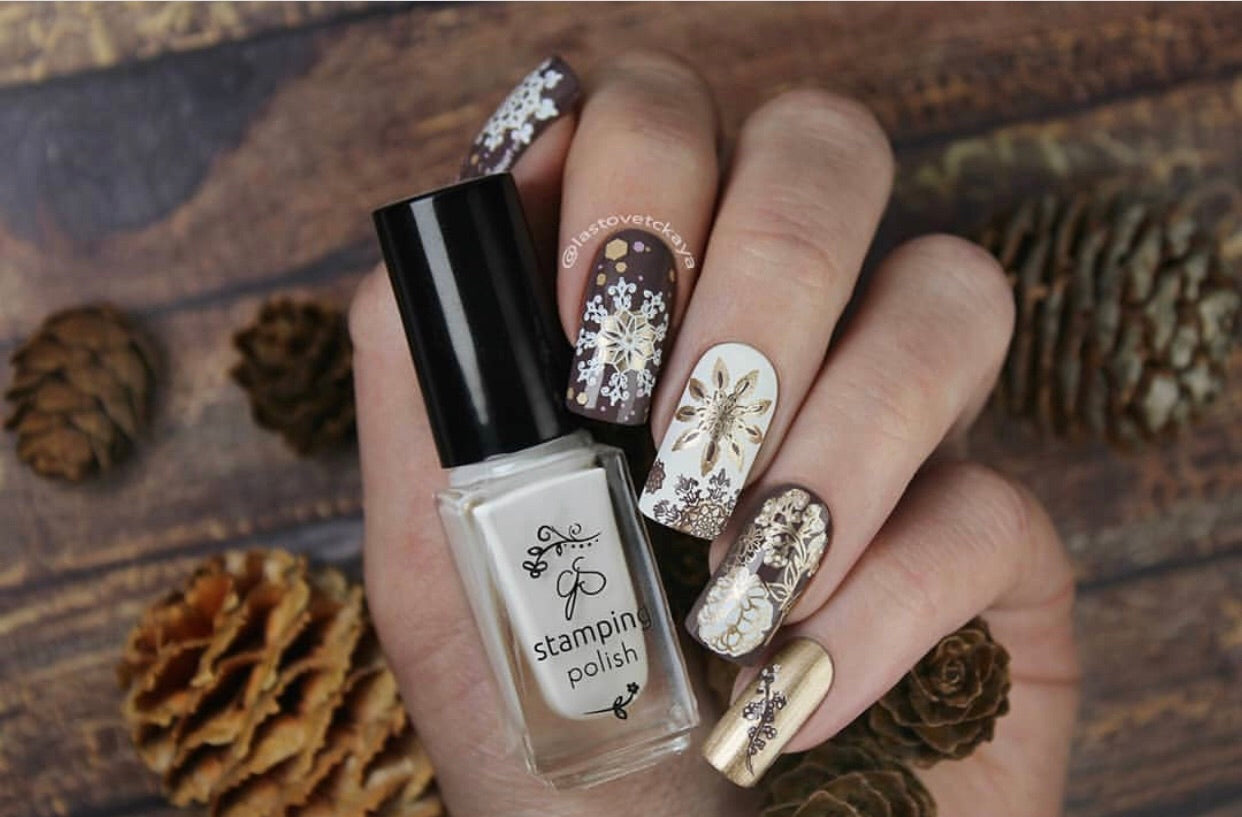 Merry Christmas My Deer (CjS C-19) Steel Nail Art Stamping Plate 14 x 9 Clear Jelly Stamper