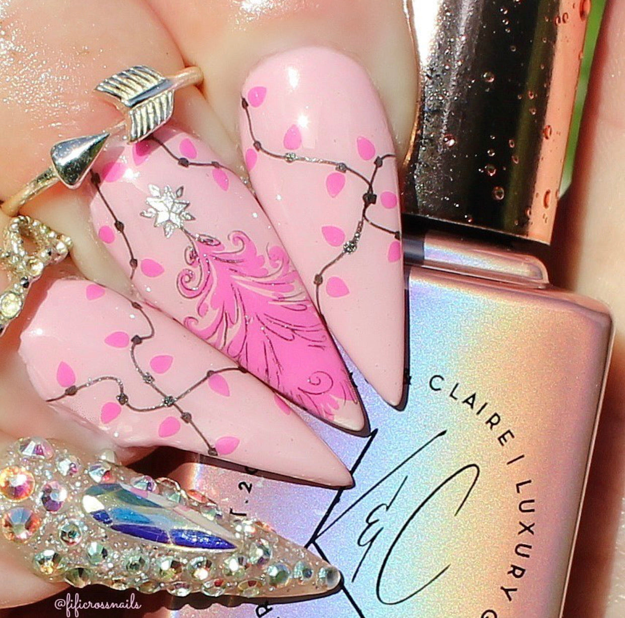 Oh Christmas Tree! (CjSC-44) Steel Nail Art Stamping Plate 8 x 8 Clear Jelly Stamper