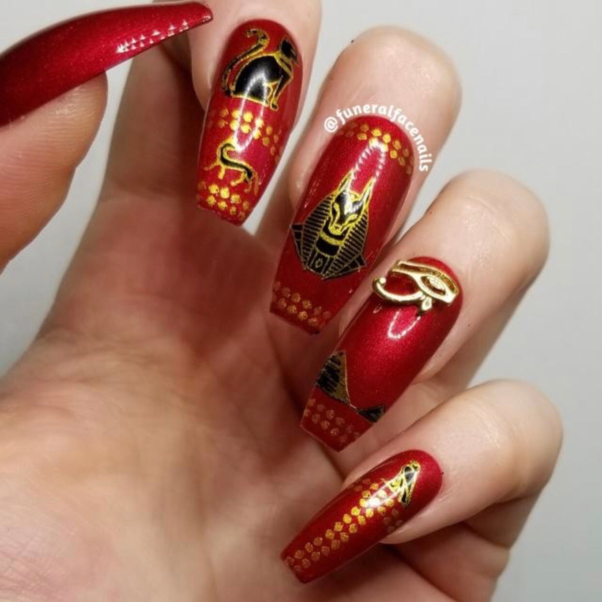 Jewels of Egypt (CjS LC-33) Steel Stamping Plate 14 x 9 Clear Jelly Stamper