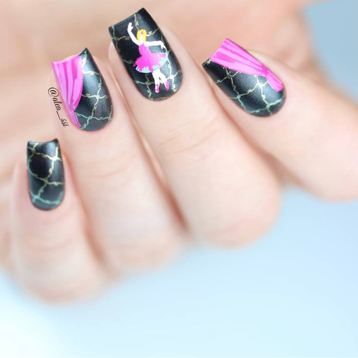 Nutcracker Christmas (CjS C-22) Steel Nail Art Stamping Plate 14 x 9 Clear Jelly Stamper