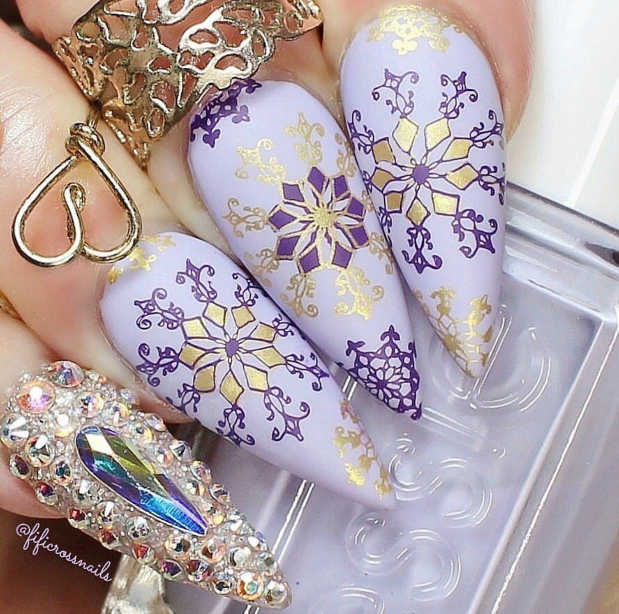 Merry Christmas My Deer (CjS C-19) Steel Nail Art Stamping Plate 14 x 9 Clear Jelly Stamper