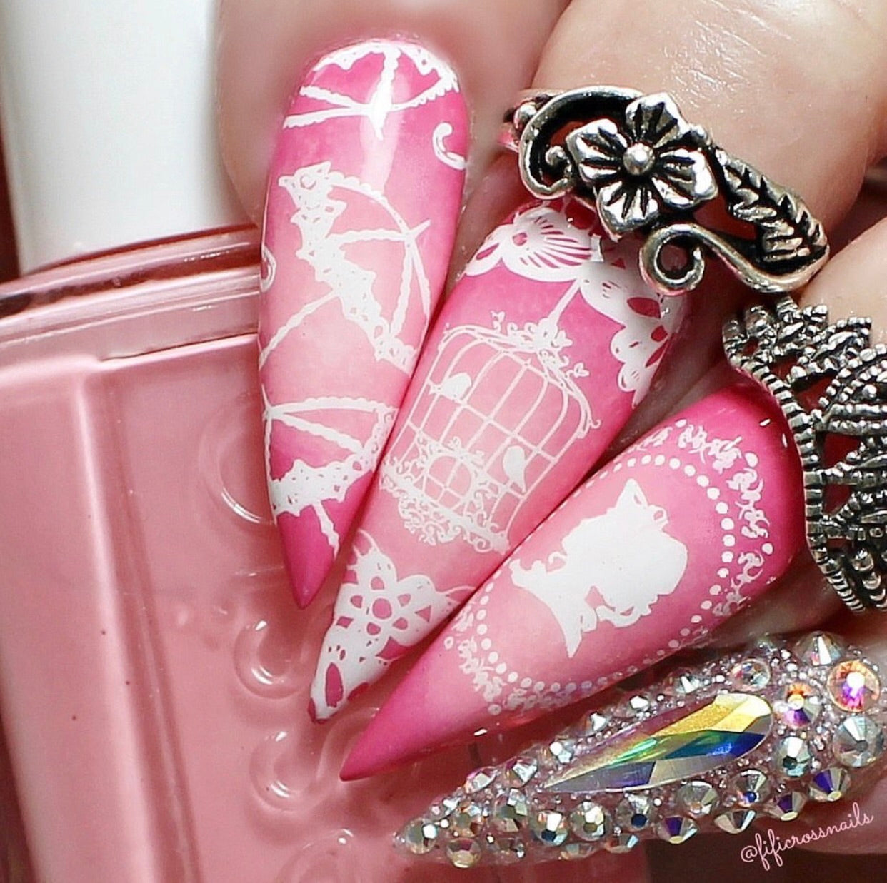 Suzie's Victorian Plate (CjS LC-45) Steel Stamping Plate 14 x 9 Clear Jelly Stamper