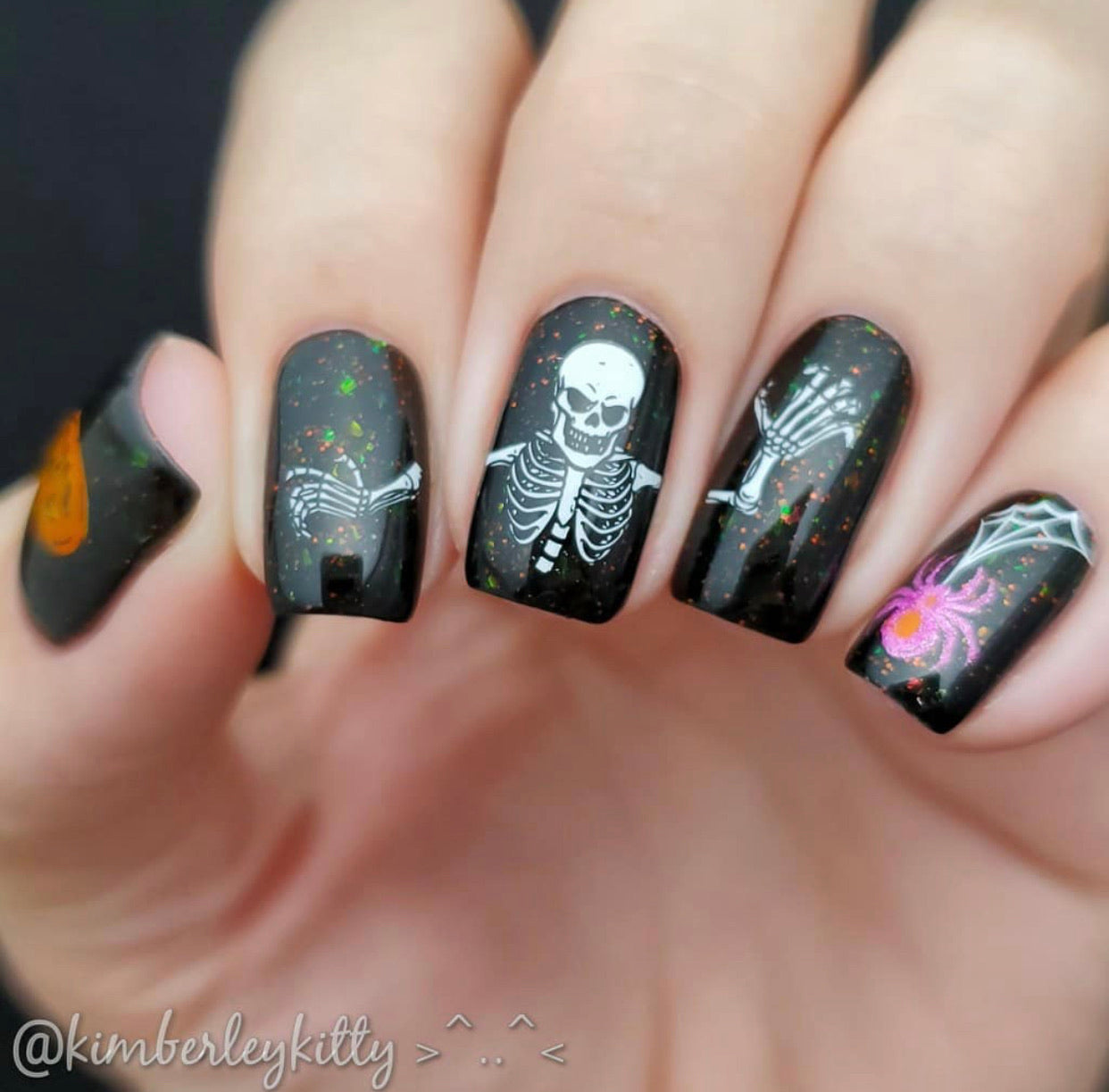 Hallo-Ween (CjSH-55) Steel Stamping Plate 8 x 8 Clear Jelly Stamper