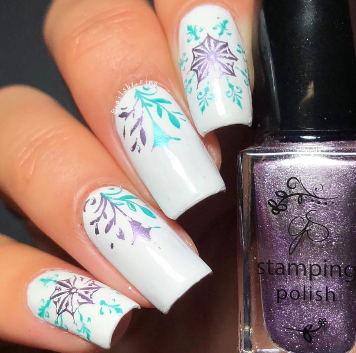 Let it Snow (CjSC-18) - Steel Nail Art Stamping Plate 14 x 9 Clear Jelly Stamper