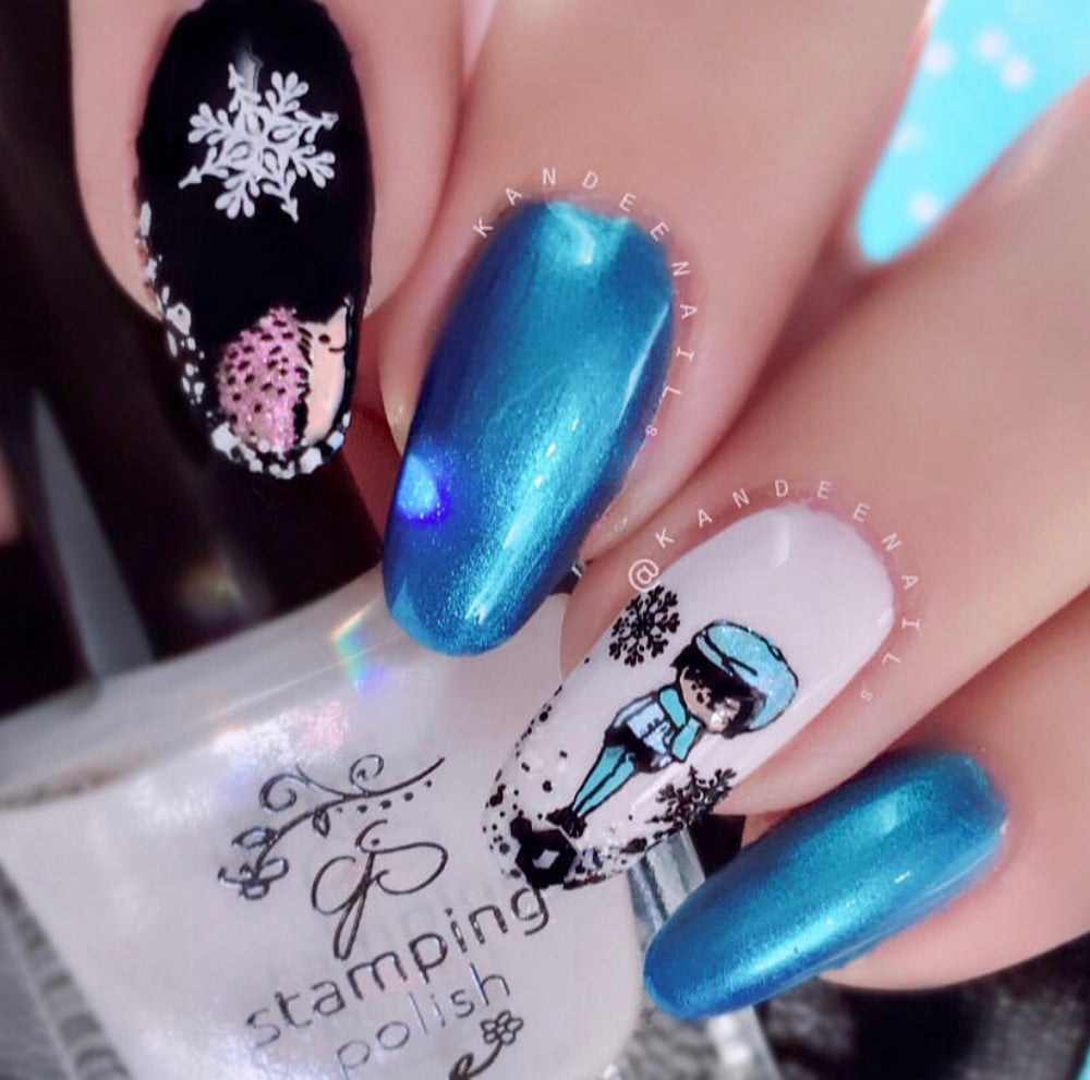 Sweetest Season (CjSC-32) Steel Nail Art Stamping Plate 14 x 9 Clear Jelly Stamper