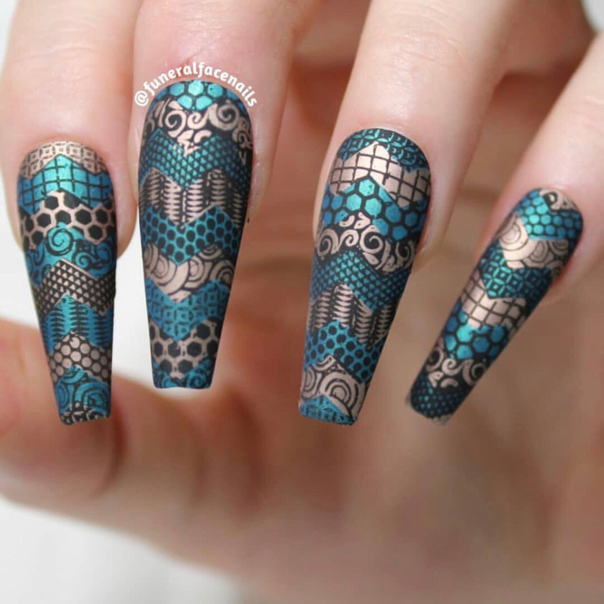 Chantel's Chevrons (CjS LC-36) Steel Stamping Plate 14 x 9 Clear Jelly Stamper