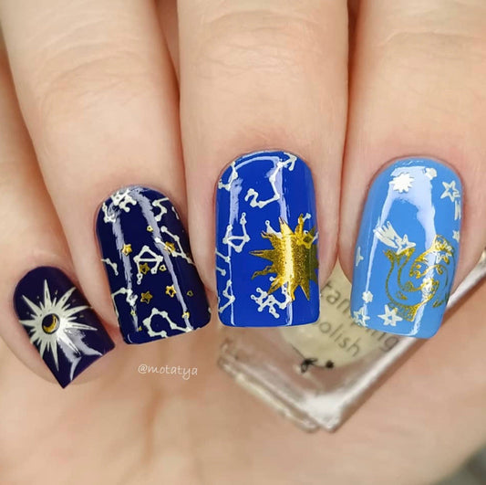 What's your Sign? (CjSZ-01) Steel Stamping Plate 14 x 9 Clear Jelly Stamper