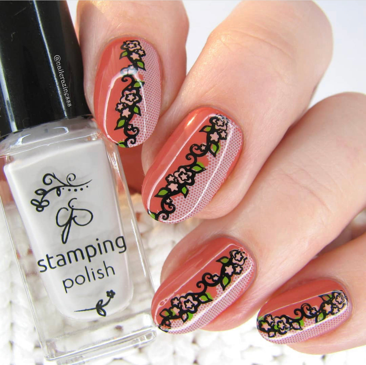 Just Add Lace (CjS-177) Steel Stamping Plate 14 x 9 Clear Jelly Stamper