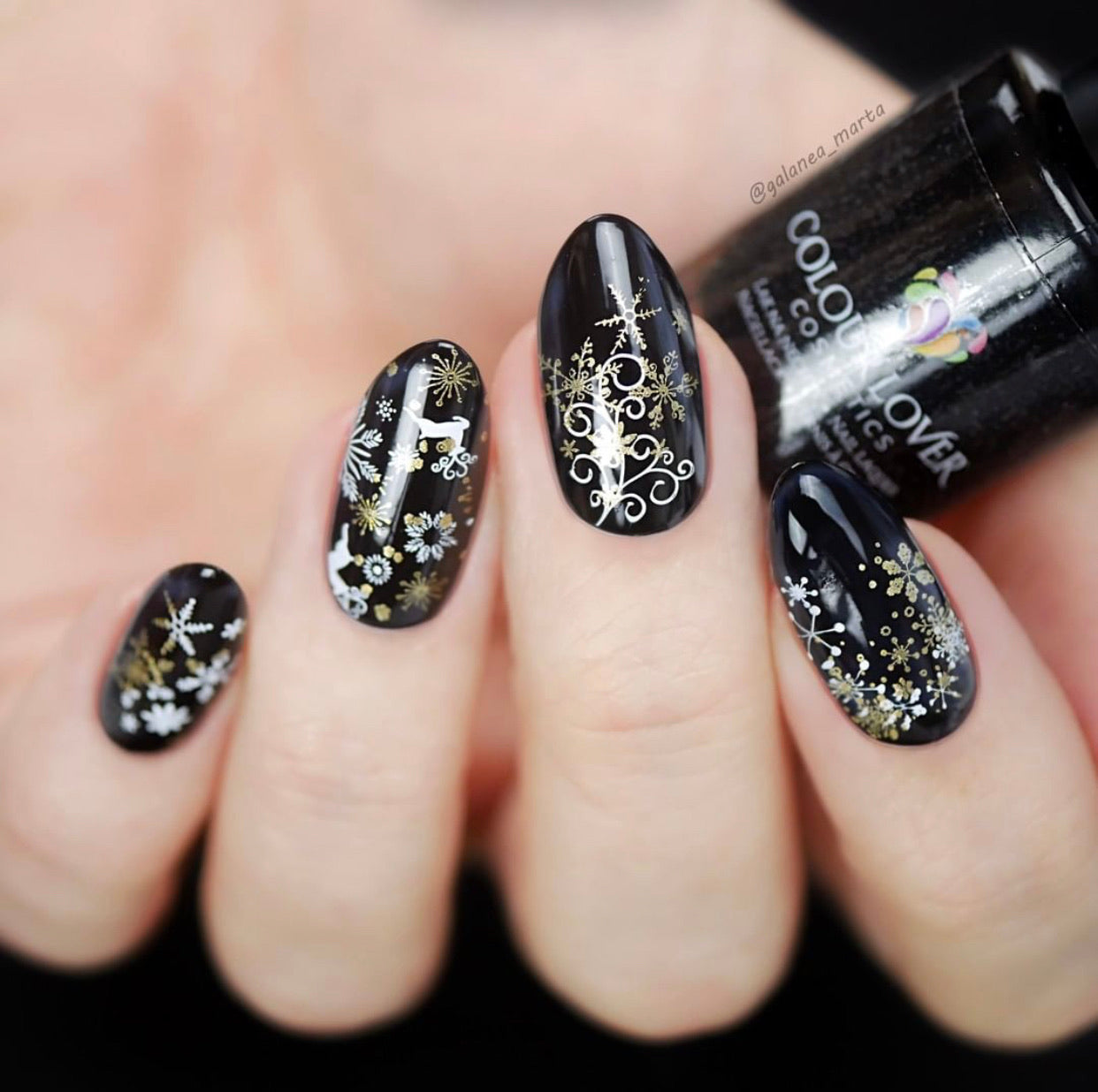 Catching Snowflakes (CjS-180) Steel Stamping Plate 8 x 8 Clear Jelly Stamper