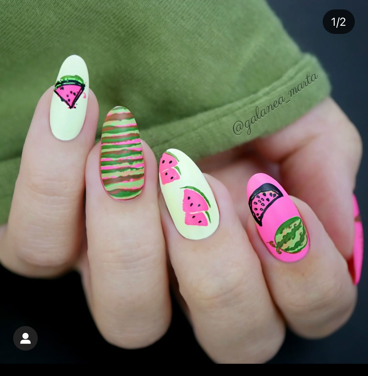 One in a Melon (CjS-182) Etched Nail Art Stamping Plate