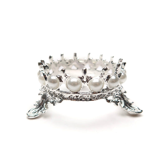 The Crown Accessories Clear Jelly Stamper silver