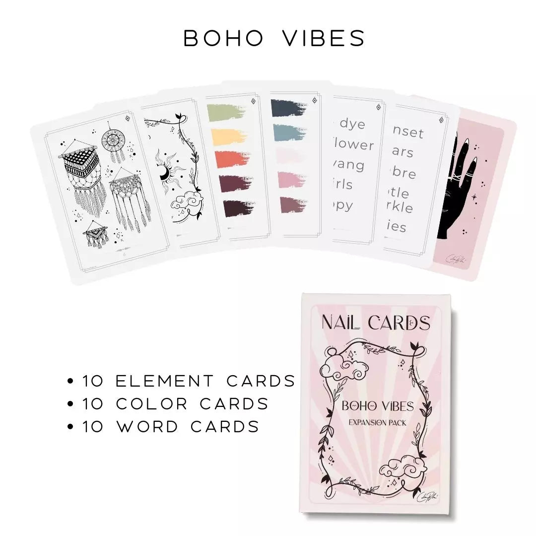 Celina Ryden - Nail Cards - Boho Vibes Expansion pack
