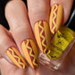 Stars, Stripes & Snacks (CjSH-139) Etched Nail Art Stamping Plate