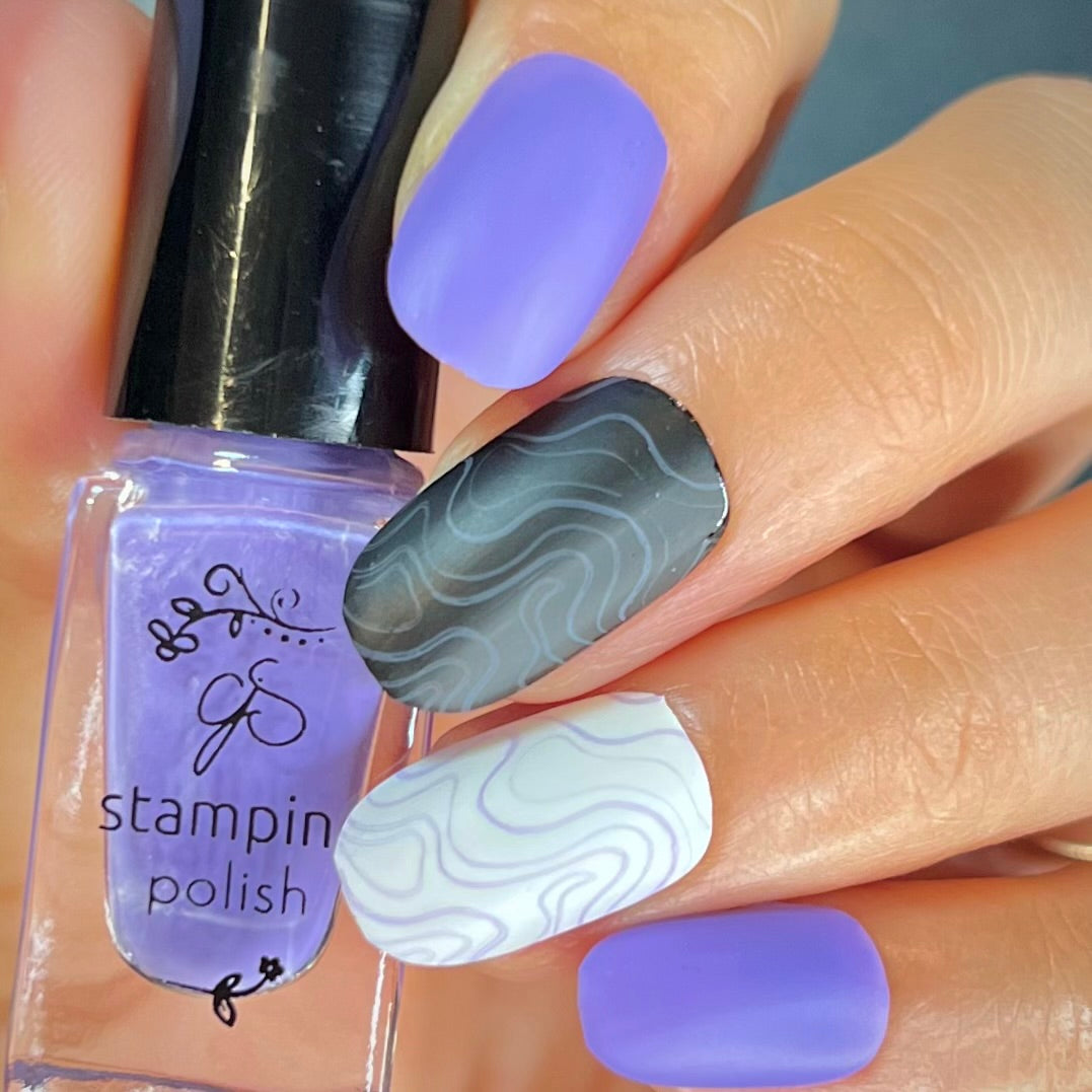 #132 - Lynnie Loves Lavender (Sheer) - Nail Stamping Color (5 Free Formula)