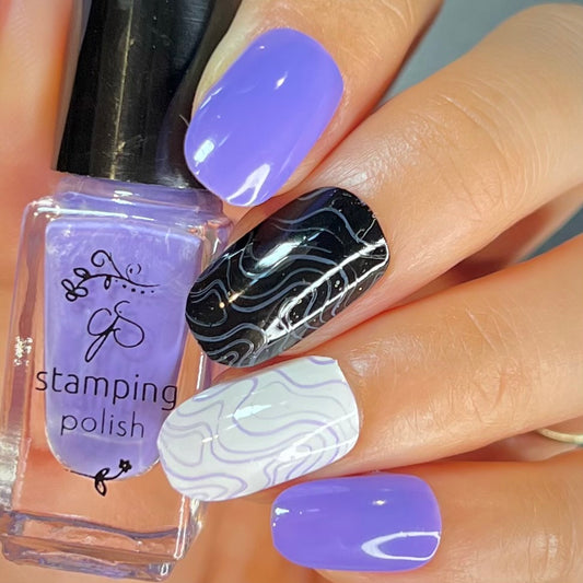 #132 - Lynnie Loves Lavender (Sheer) - Nail Stamping Color (5 Free Formula)
