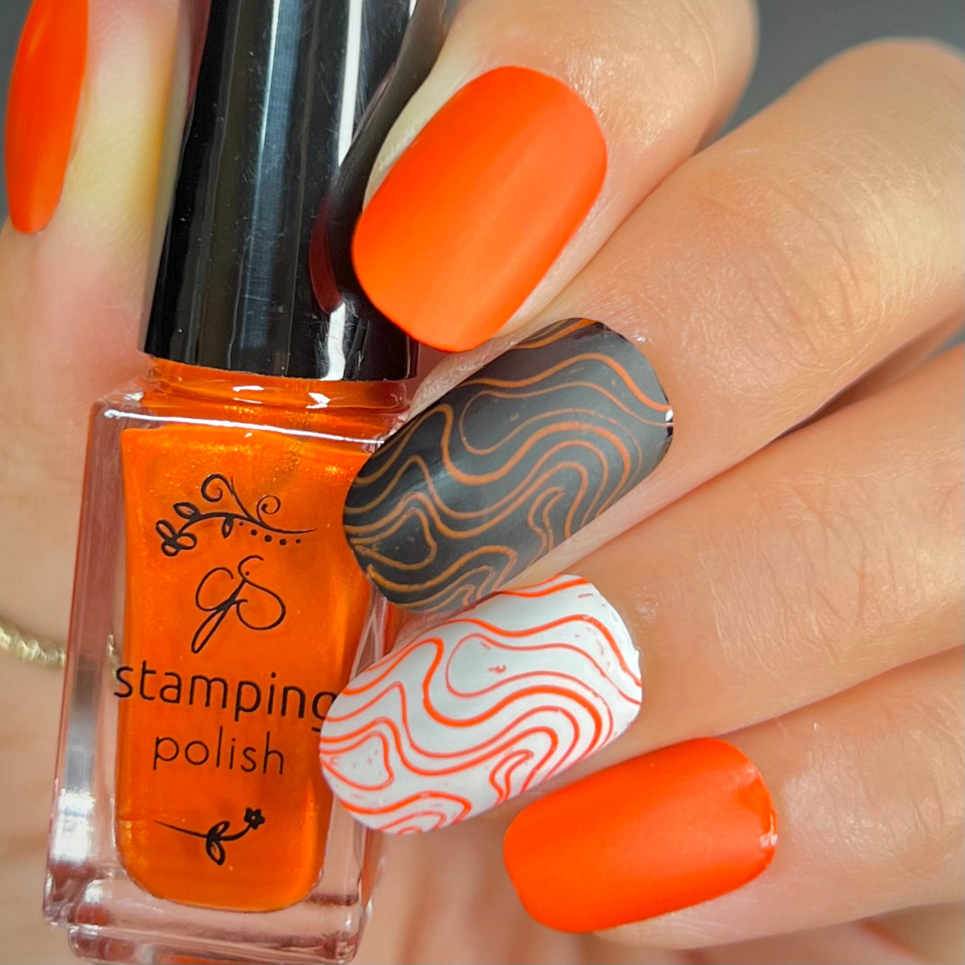 #151 Tiger - Nail Stamping Color (5 Free Formula)