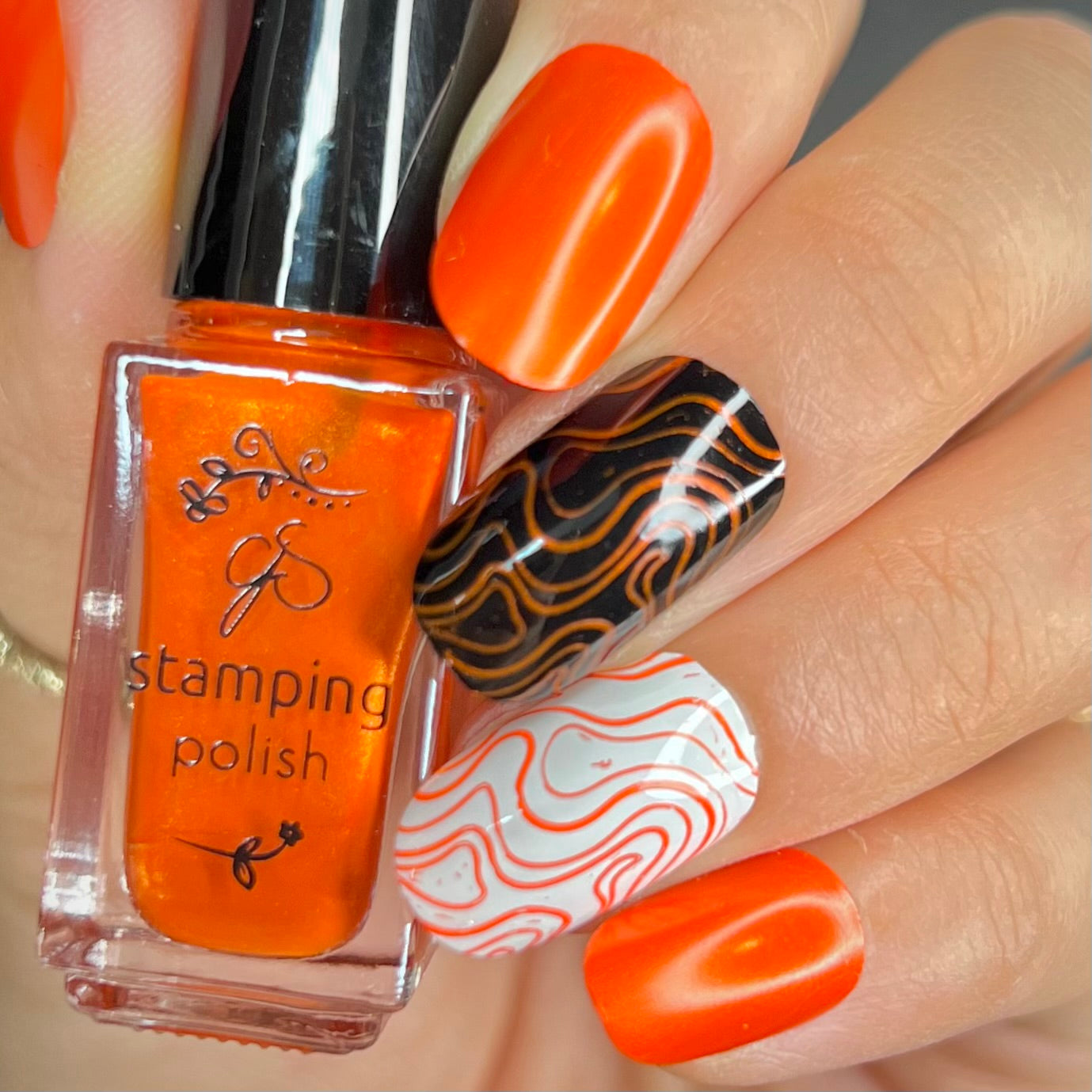 #151 Tiger - Nail Stamping Color (5 Free Formula)