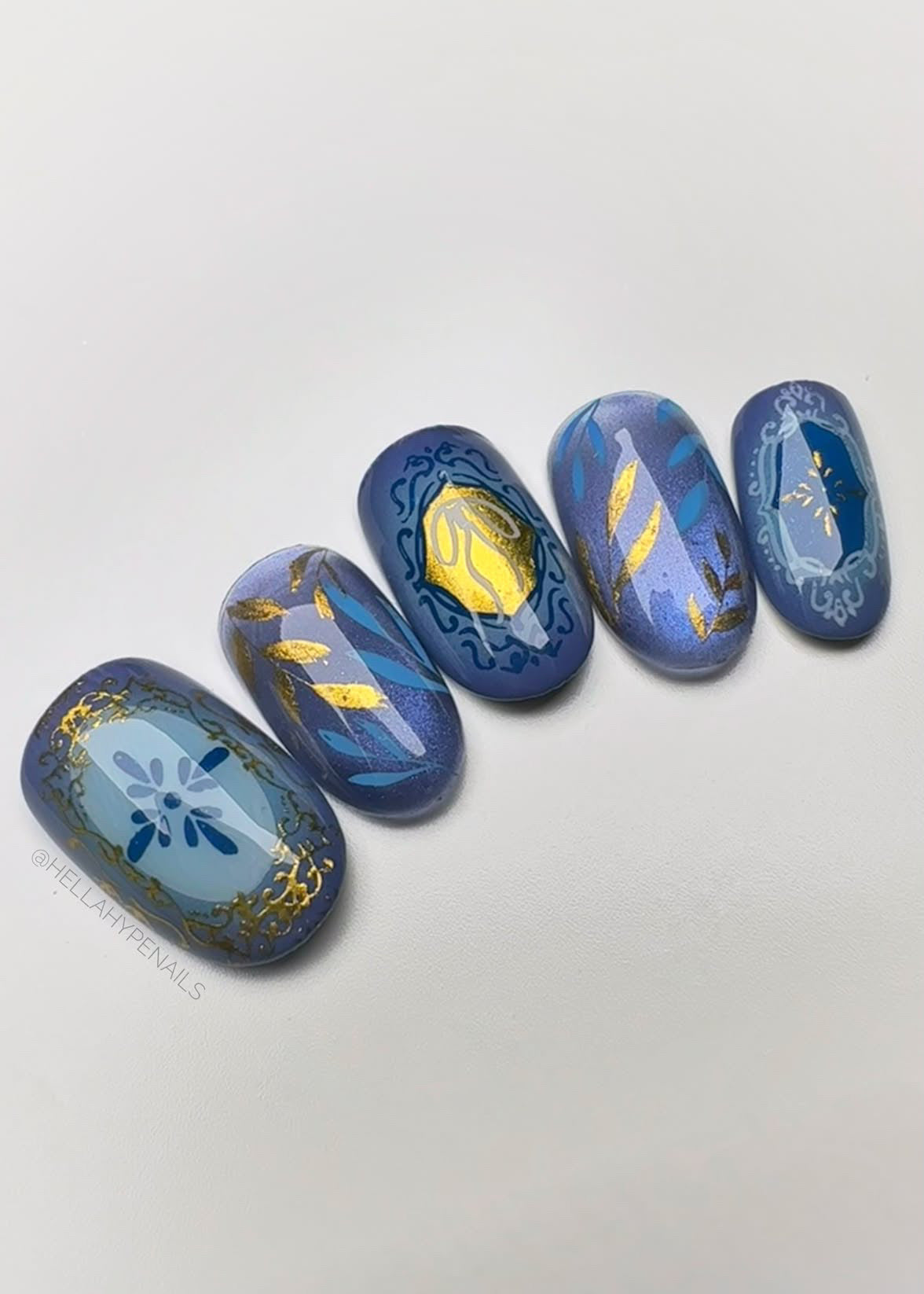 Gilded Garden (CjSLC-104) Etched Nail Art Stamping Plate