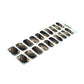 Clear Jelly Stamper Gel-ly Wraps - Metallic Swirl Pattern (203)