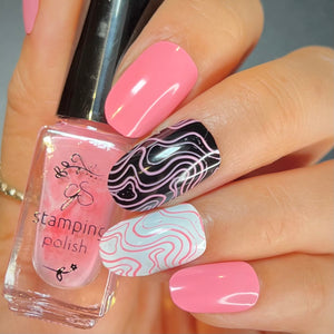 #21 Bubble Pop Pink - Nail Stamping Color (5 Free Formula)
