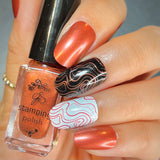 #24 Copper Rose - Nail Stamping Color (5 Free Formula)