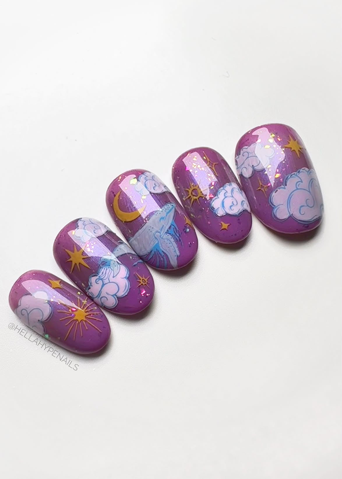 Lunar Lullaby (CjSLC-105) Etched Nail Art Stamping Plate