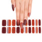 Clear Jelly Stamper Gel-ly Wraps - Brown Pattern (266)