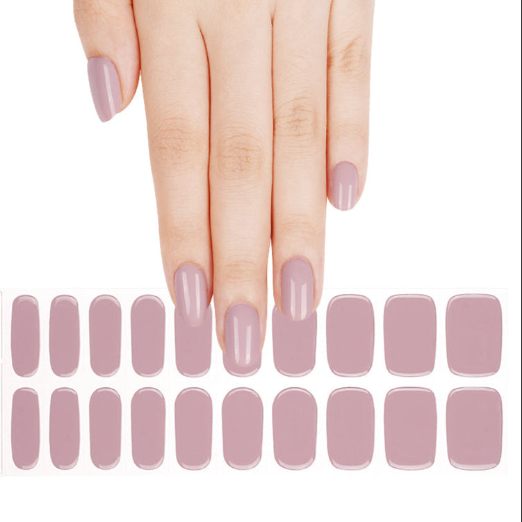 Clear Jelly Stamper Gel-ly Wraps - Mauve Purple (378)
