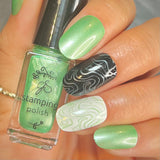 #43  Green means GO - Nail Stamping Color (5 Free Formula)