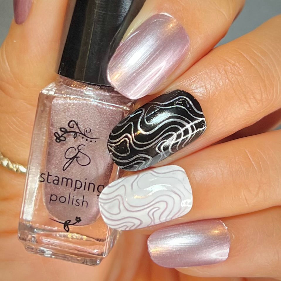 #49 Sand Dunes on a Starry Night  - Nail Stamping Color (5 Free Formula)