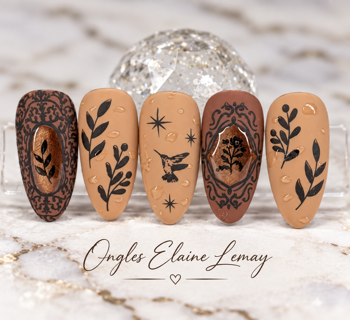 Gilded Garden (CjSLC-104) Etched Nail Art Stamping Plate