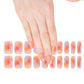 Clear Jelly Stamper Gel-ly Wraps - Pale Orange Marble (082)