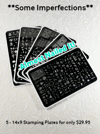 Almost Nailed It - 5 Stamping Plates (14x9) - Package #4