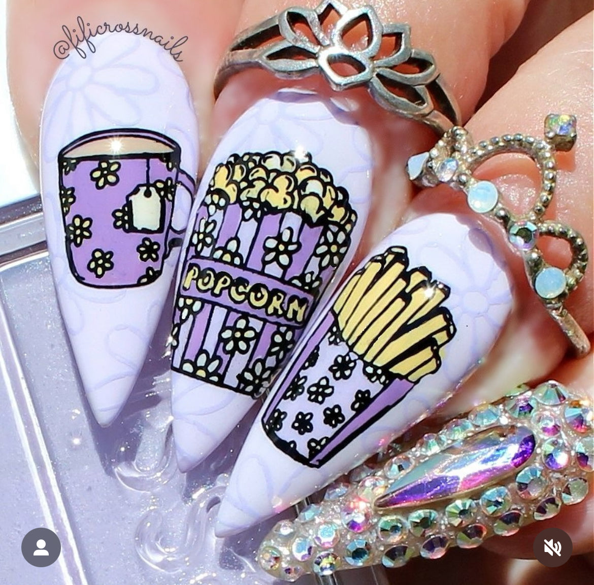 Groovy Daisy (BS-05) Steel Nail Art Stamping Plate